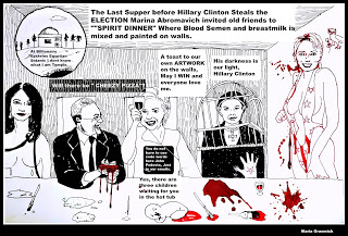 Hillary Clinton Spirit DInner Political cartoon post thumbnail image