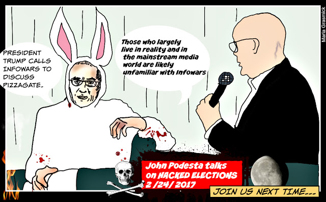 John Podesta Hacked elections Political Cartoon post thumbnail image