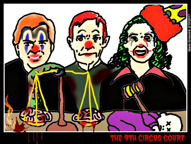 9th CIRCUIT COURT POLITICAL CARTOON for DONALD TRUMP post thumbnail image
