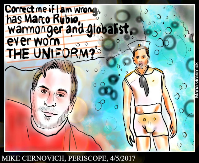Mike CERNOVICH his periscope 4/5/2017 on MARCO RUBIO post thumbnail image