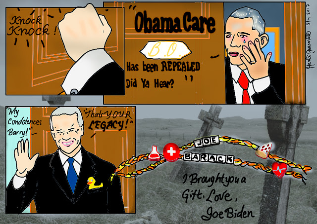 ObamaCare Repeal, Political Cartoon, DONALD TRUMP post thumbnail image