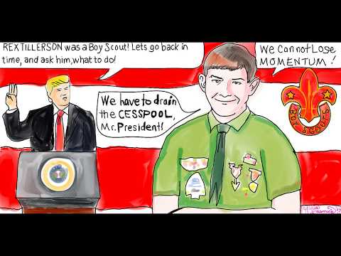 Rex Tillerson Cartoon. Boy Scouts Speech. #DONALDTRUMP 👑 post thumbnail image