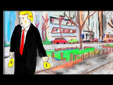 EMINEM is ignored by DONALD TRUMP. Political Cartoon. 🐙 post thumbnail image