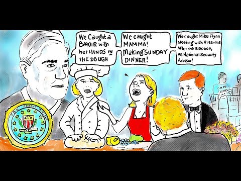 Robert Mueller, General Mike Flynn, FBI, Political Cartoon post thumbnail image