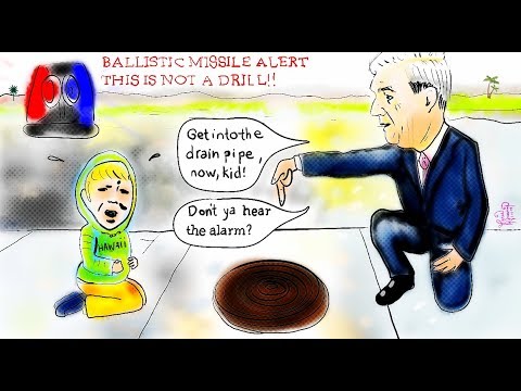 Hawaii, Ballistic Missile, Deep State, Robert Mueller, Political Cartoon post thumbnail image
