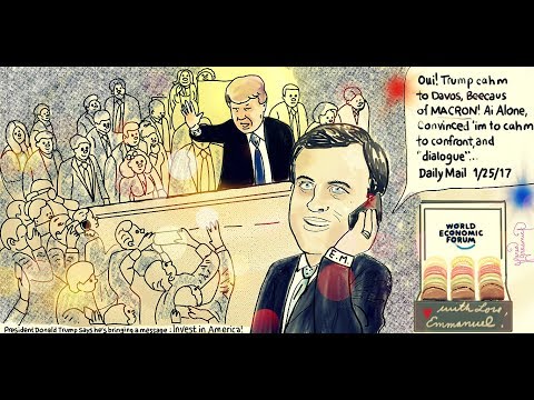 Donald Trump. World Economic Forum, Davos. Emmanuel Macron, Political Ca… post thumbnail image