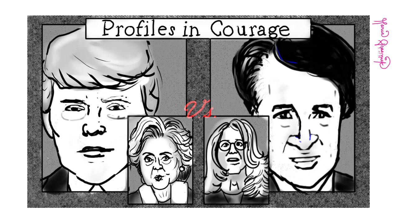 BRETT KAVANAUGH hearings. Political cartoons ☄ post thumbnail image