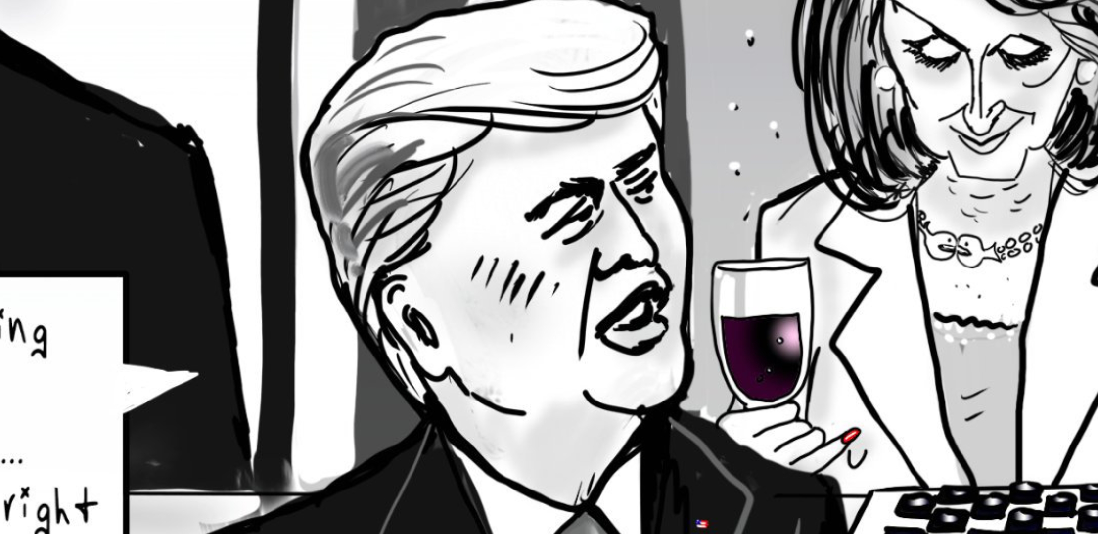 State of the Union. 2019. Political cartoon for Donald Trump 🍇 post thumbnail image