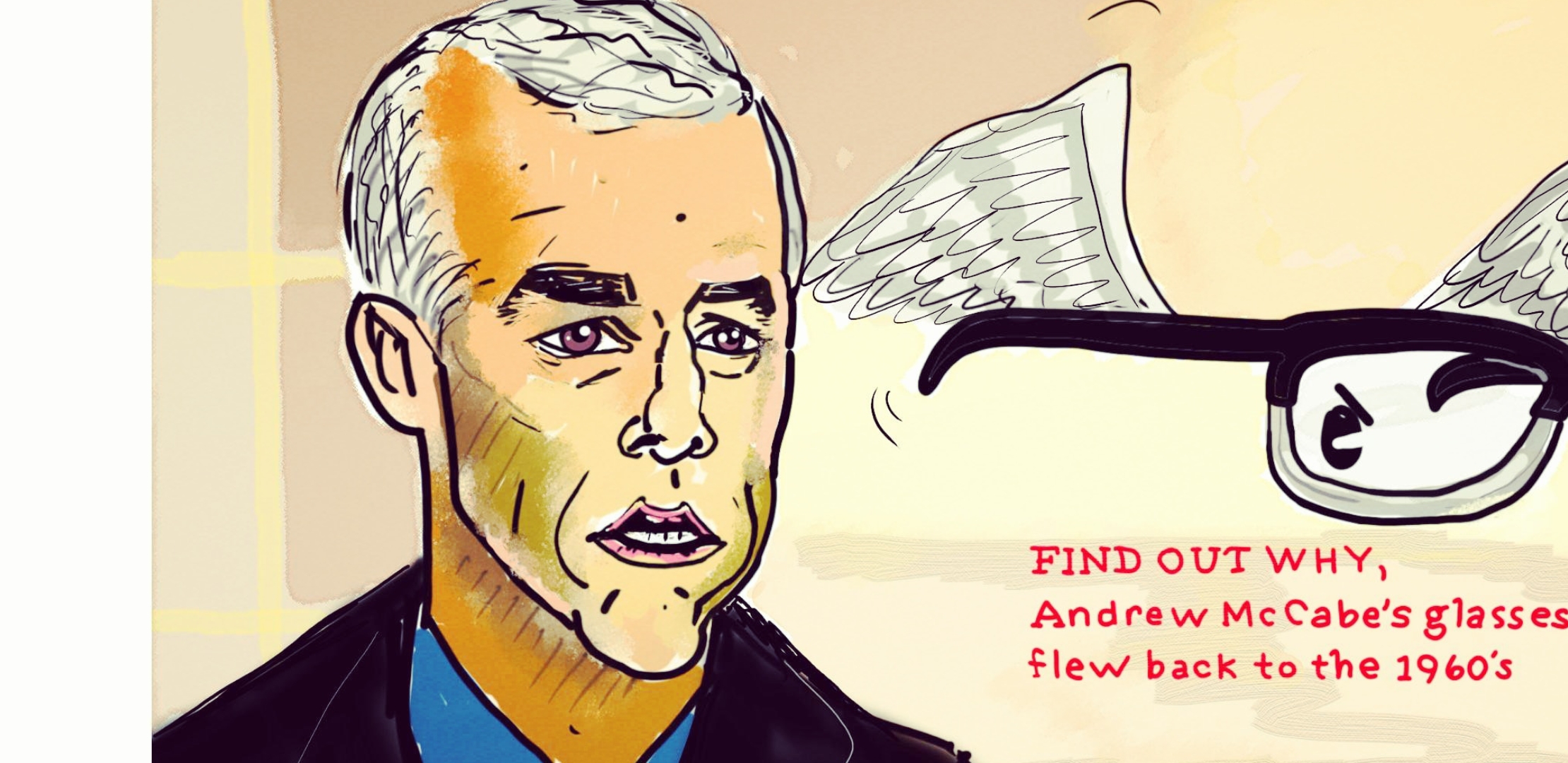Andrew McCabe political Cartoon FOR Donald Trump 💋 post thumbnail image