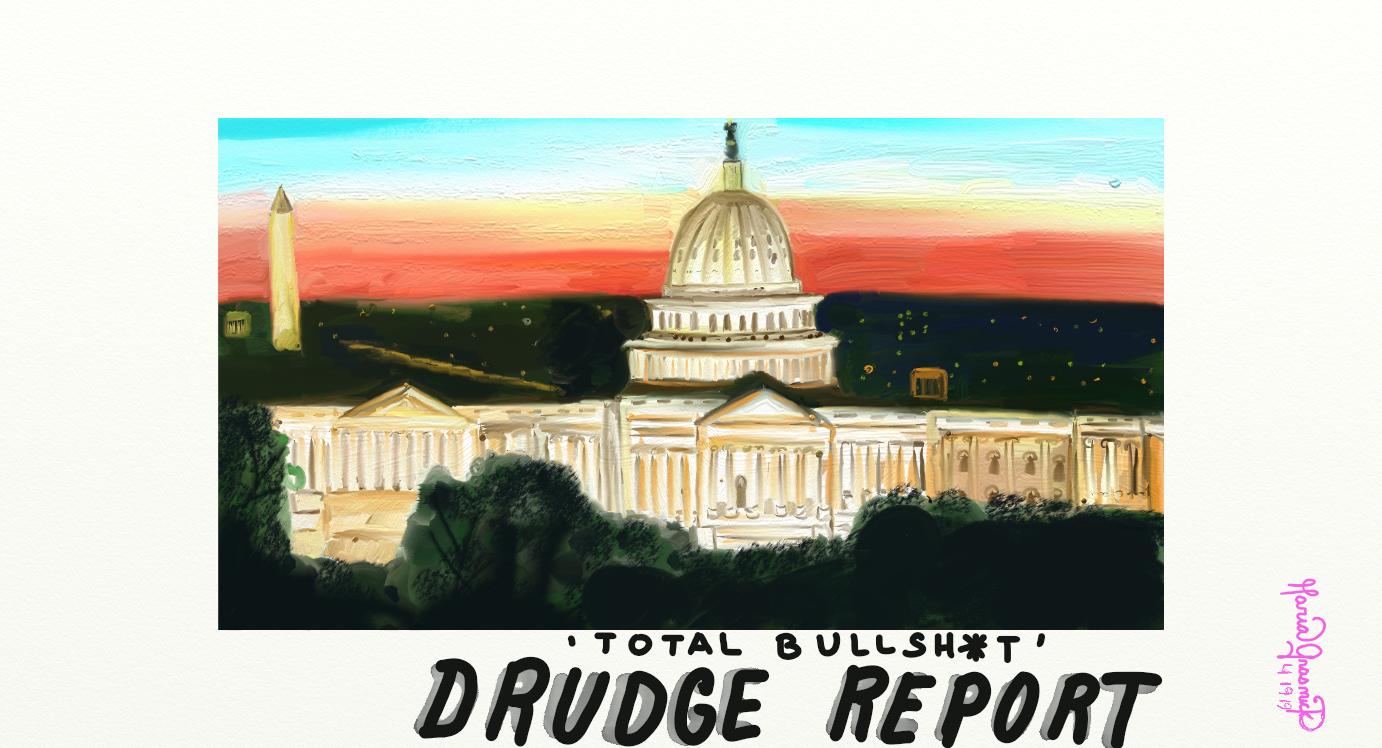DRUDGE front cover painting post thumbnail image