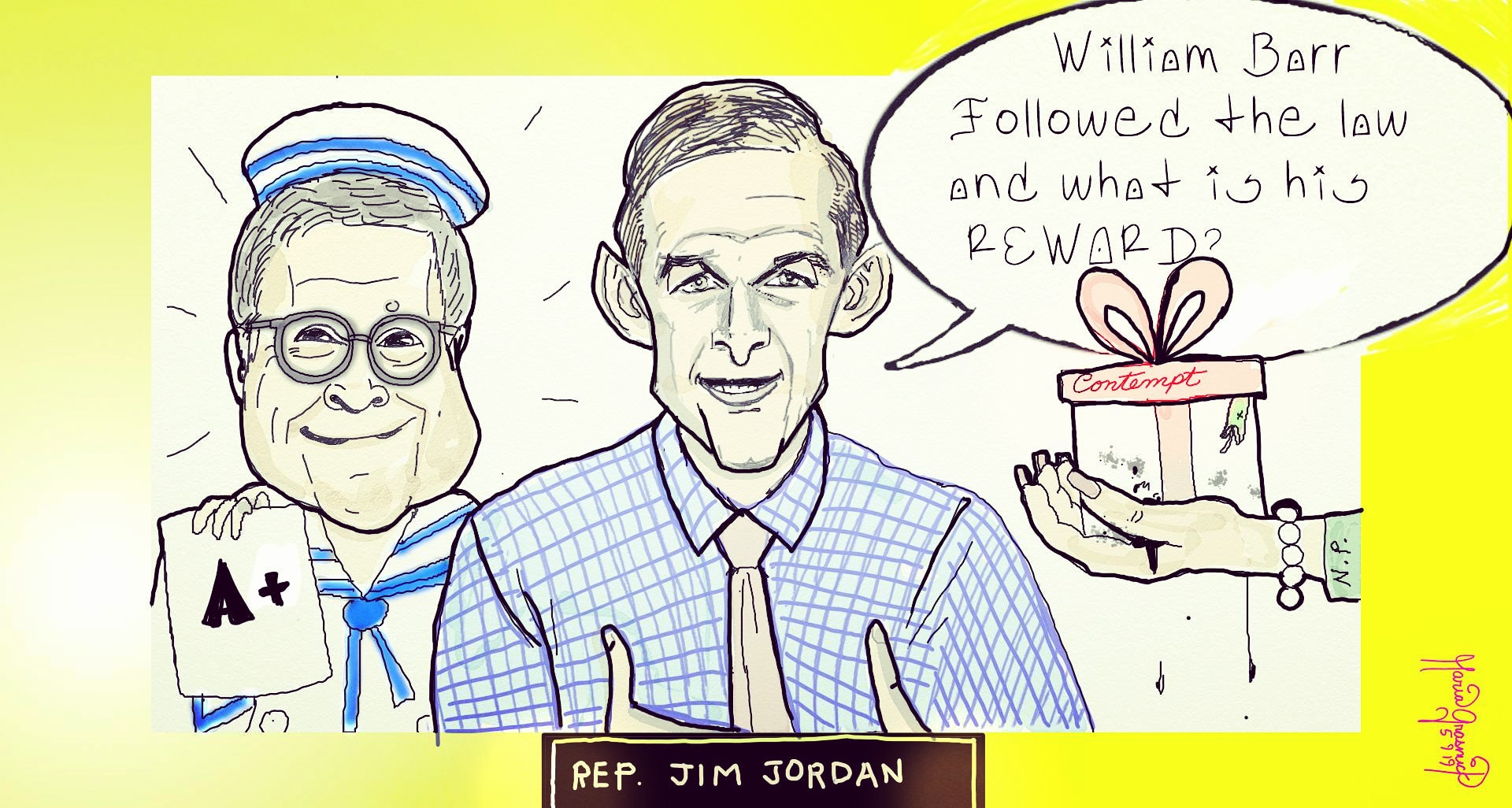 Jim Jordan Political Cartoon post thumbnail image
