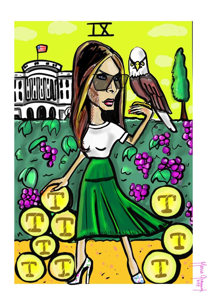 Melania Trump Tarot Card. Rep. Matt Gaetz. Donald Trump Editorial Cartoons post thumbnail image
