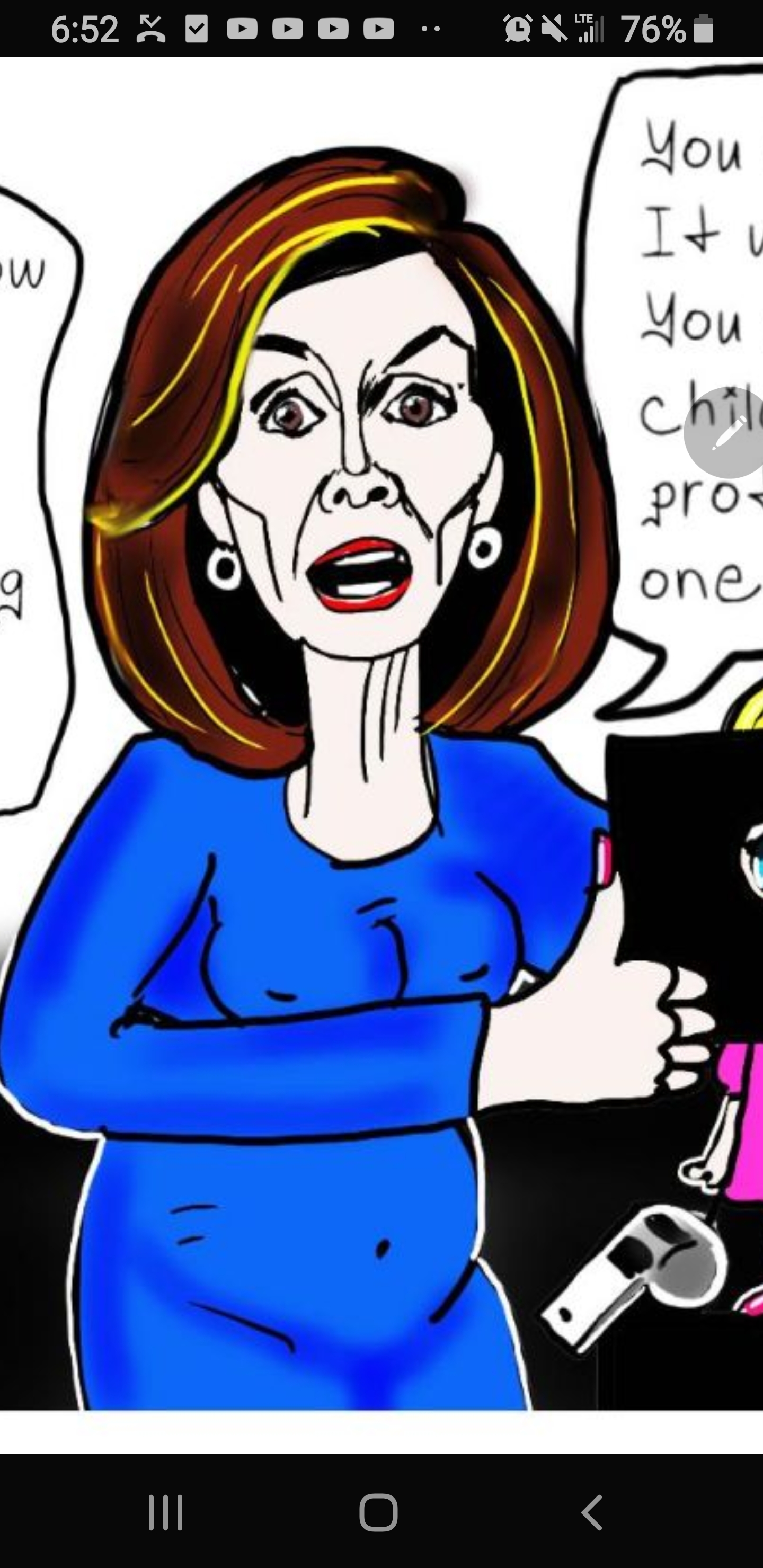 Adam Schiff Nancy Pelosi  Lindsey Graham political Cartoons for Donald Trump post thumbnail image
