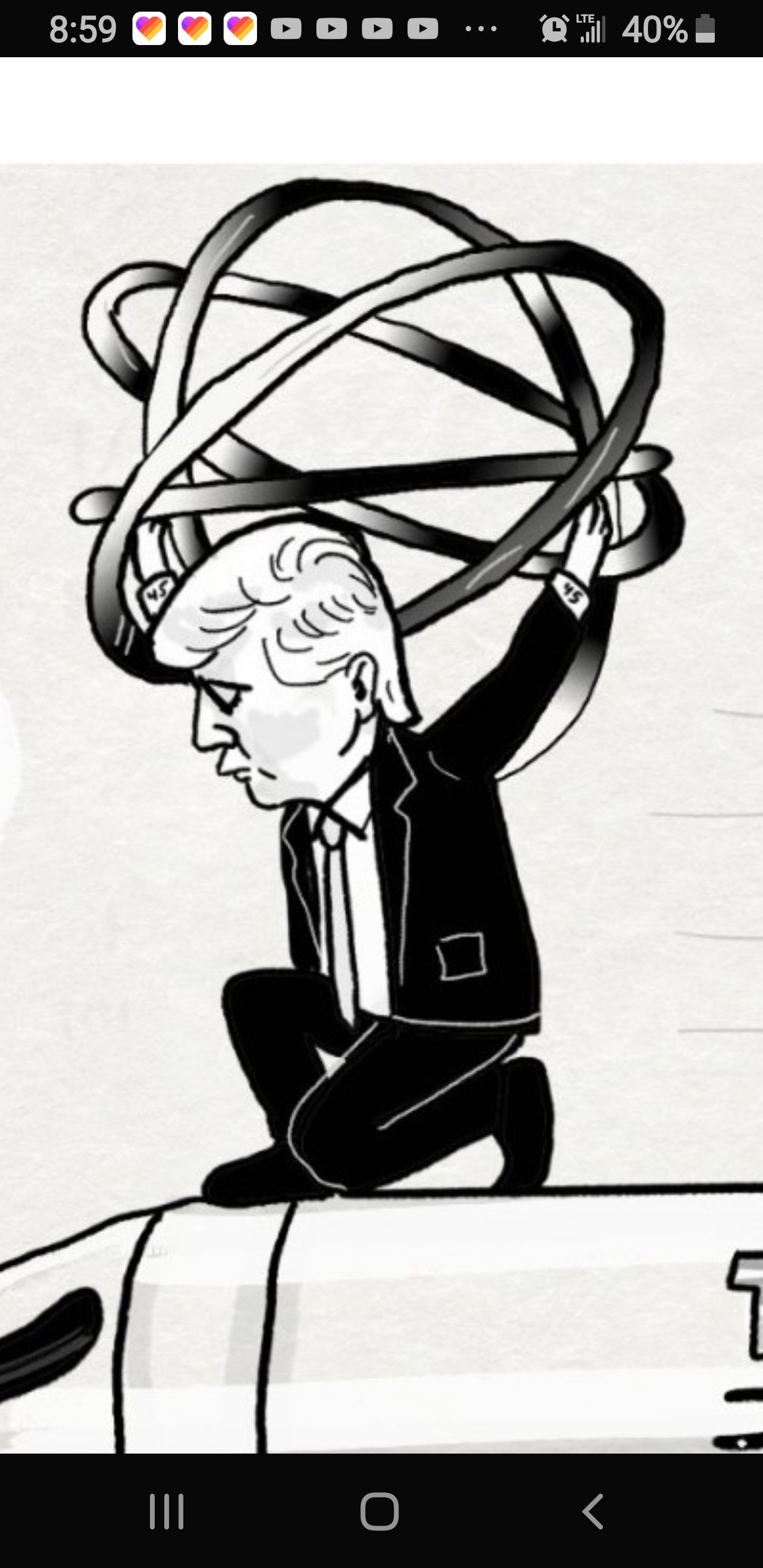 President Donald Trump train Atlas shrugged political cartoon inktober ride 2019 post thumbnail image