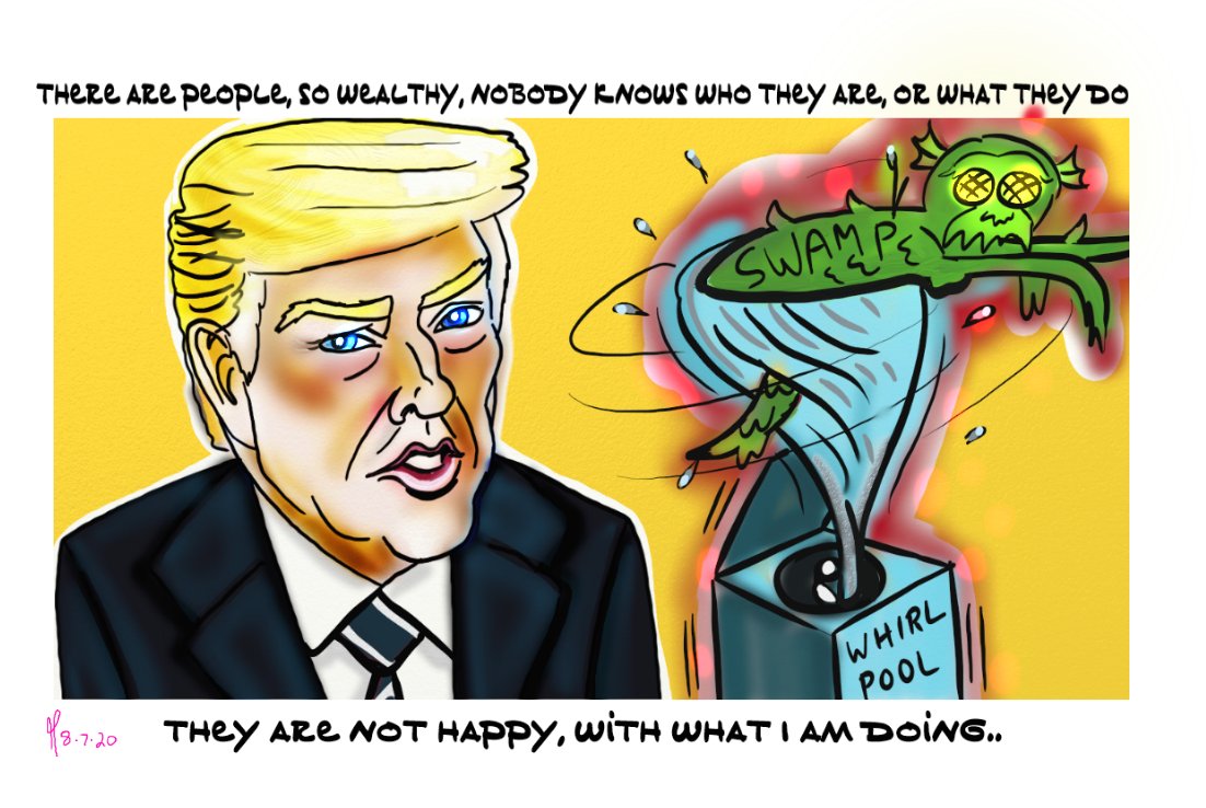 President Donald Trump Whirlpool political cartoon.. you may not see me for a while.. they are not happy with what I am doing..there are people so wealthy, so rich , nobody knows who they are or what they do political cartoon #donaldtrump #whirlpool #whirlpoolappliances #politicalcartoon #ohio #trump #qanon  @realdonaldtrump @whitehouse @whirlpoolusa @erictrump @donaldjtrumpjr @ivankatrump post thumbnail image