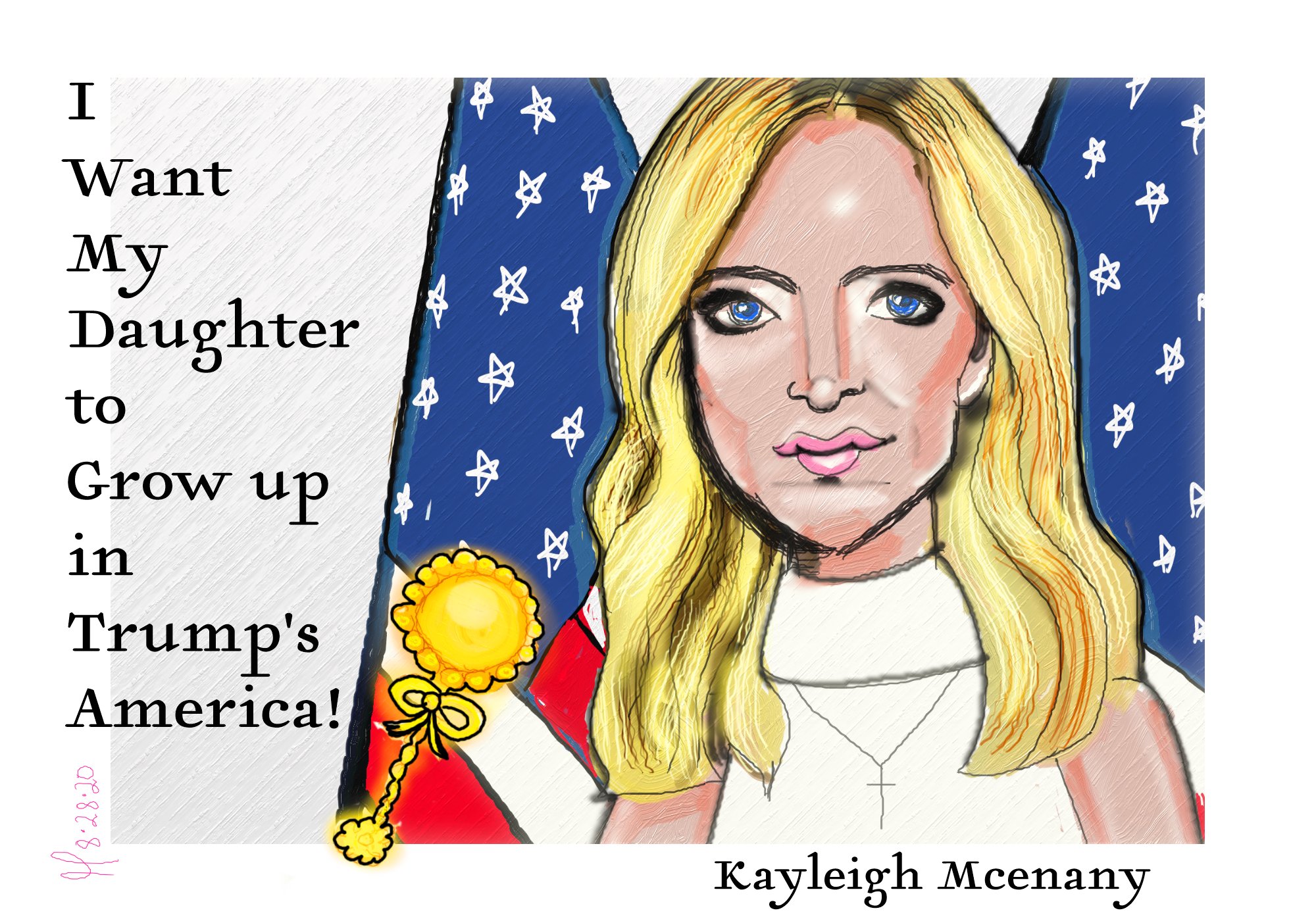 Kayleigh mcenany Republican National Convention RNC Donald Trump coronavirus political cartoon Anthony Fauchi post thumbnail image