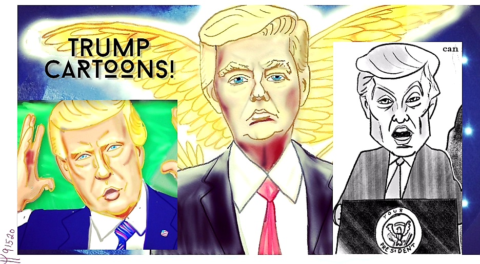 Political editorial drawings art cartoonist President Donald Trump complete collection of political art politics September 2020 post thumbnail image