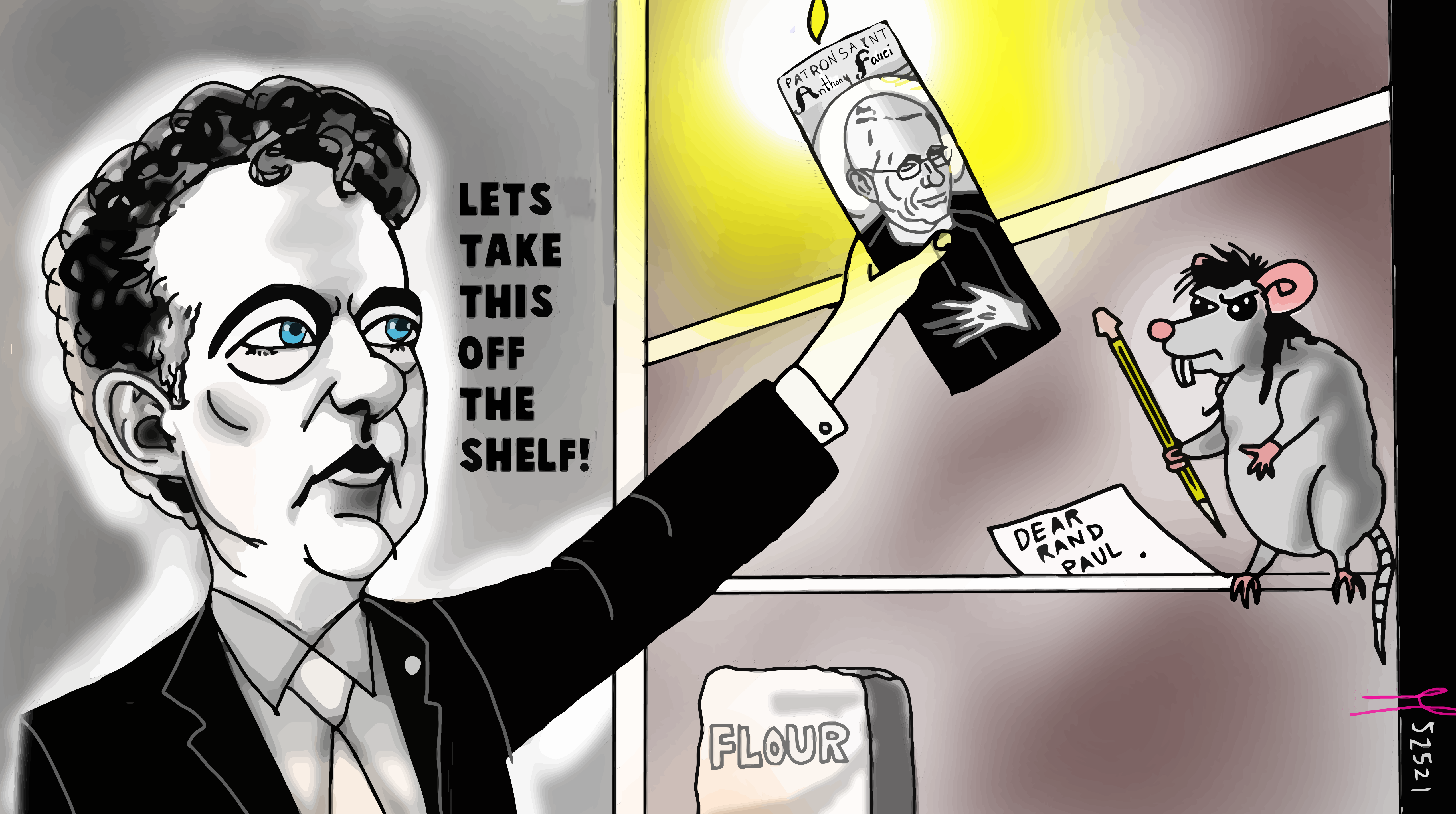 Rand Paul Political Cartoon