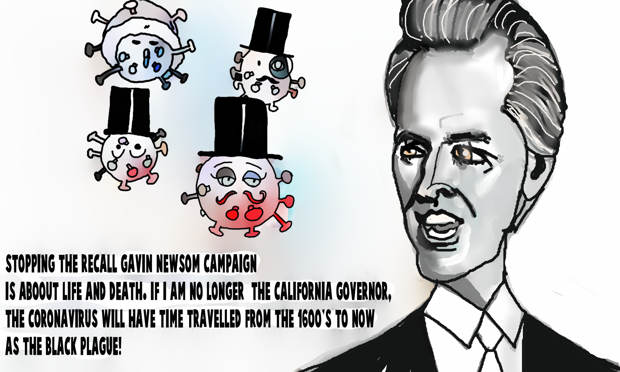I drew SEVEN Political Cartoons for a customer on FIVERR post thumbnail image