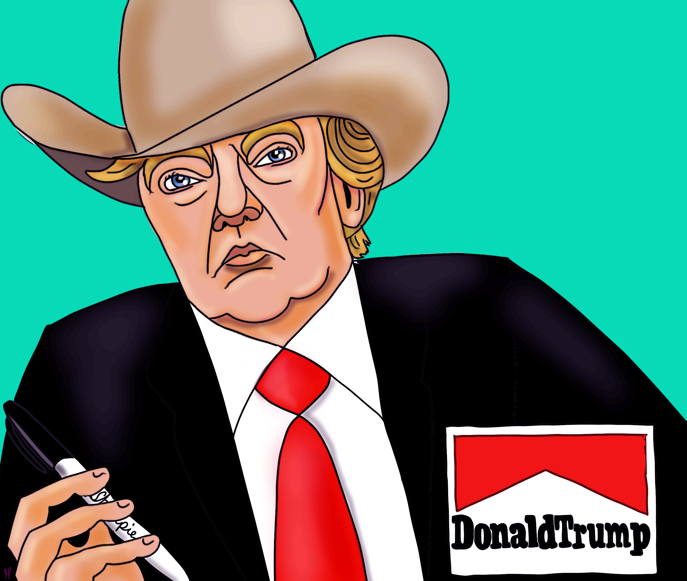 Donald Trump and Nancy Pelosi political cartoons post thumbnail image